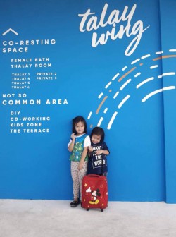 our tiny guests are having fun at Thalay hostel