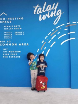 our tiny guests are having fun at Thalay hostel